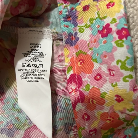 NWT - Floral Tiered Dress. The Children’s Place - Size 12-18 months. - Picture 6 of 6